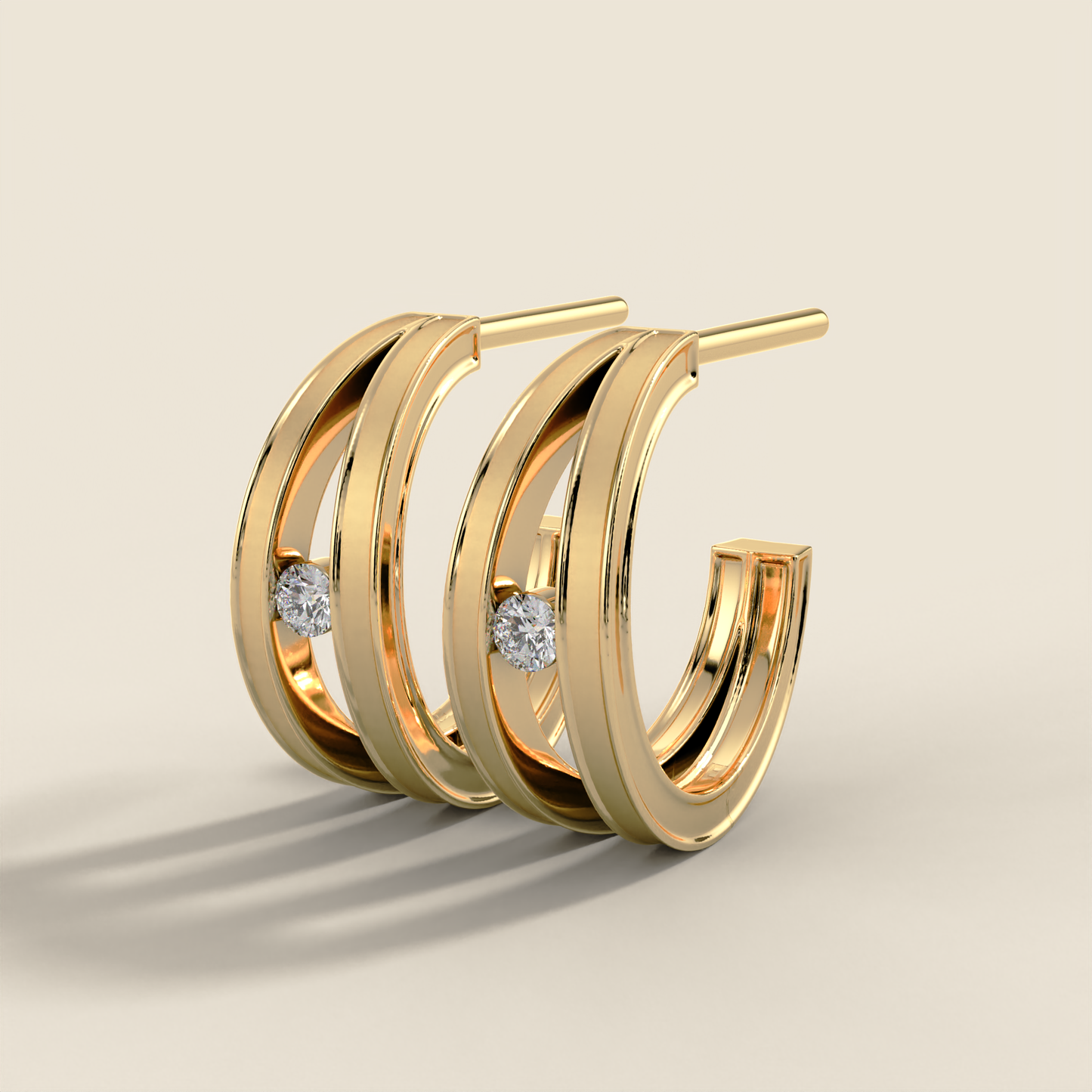 Journey Flow Necklace + Hoops Set